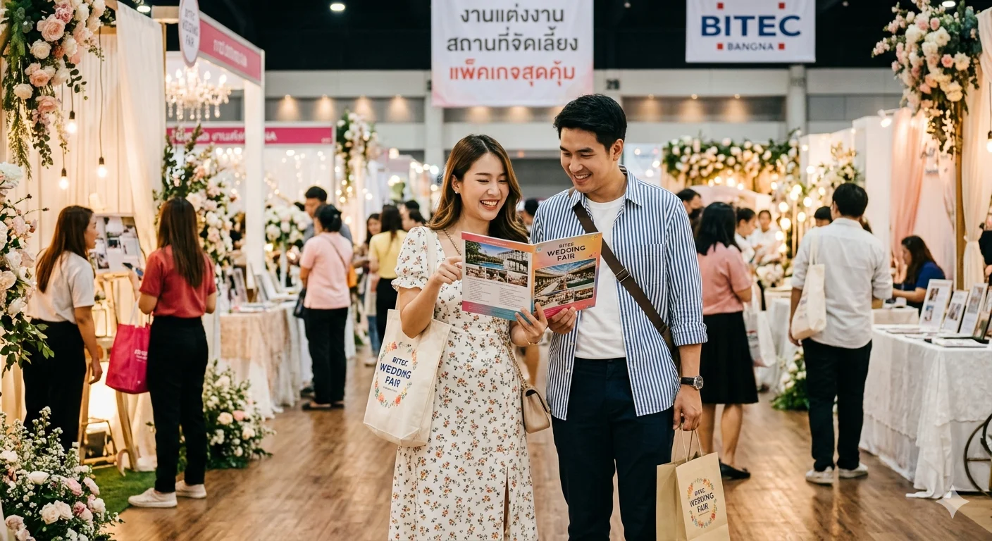 เตรียมตัวก่อนไป wedding fair ไบเทค