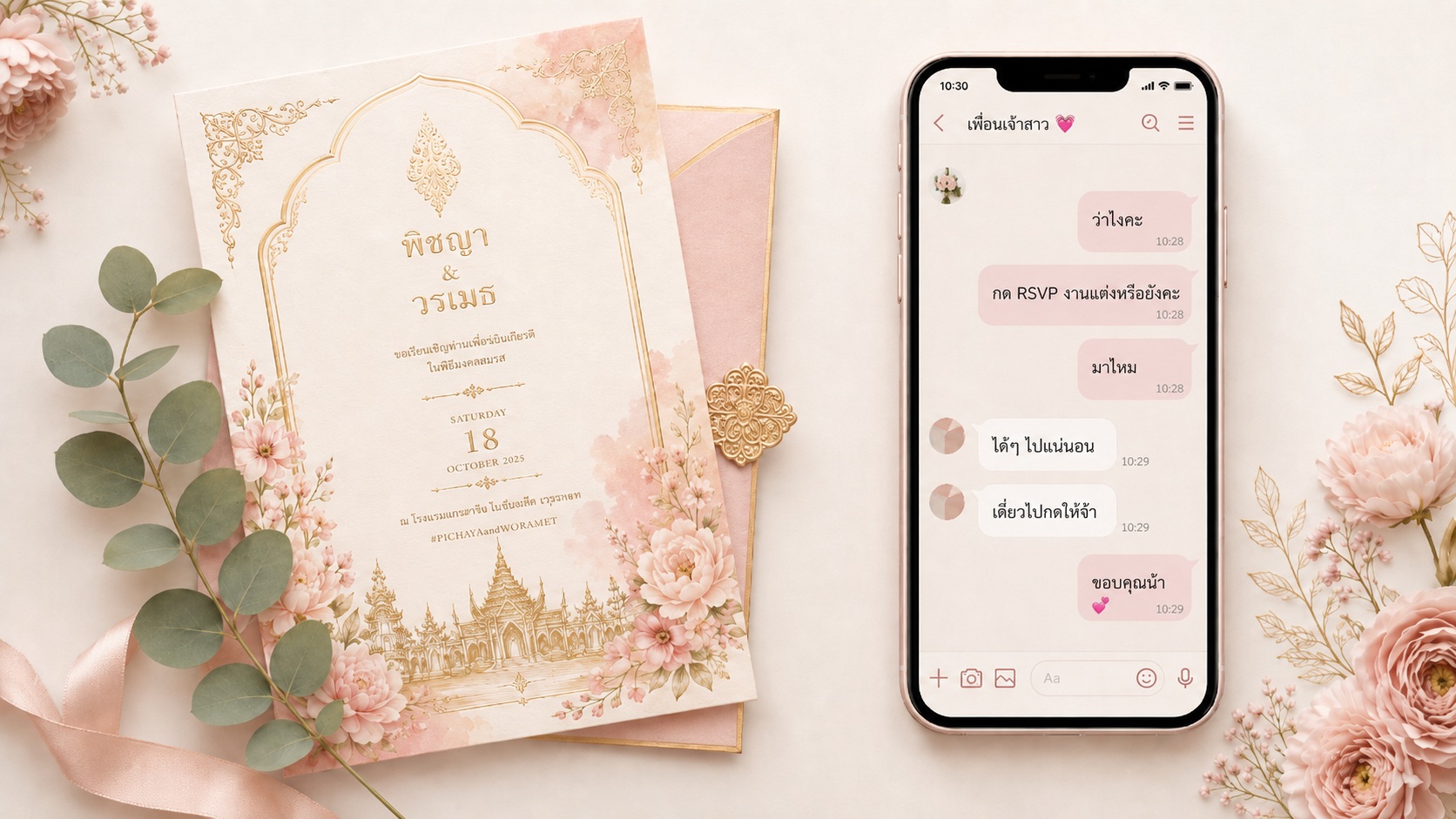 ทวงแขกไม่มา RSVP ยังไงให้เนียน ไม่อึดอัดทั้งสองฝ่าย