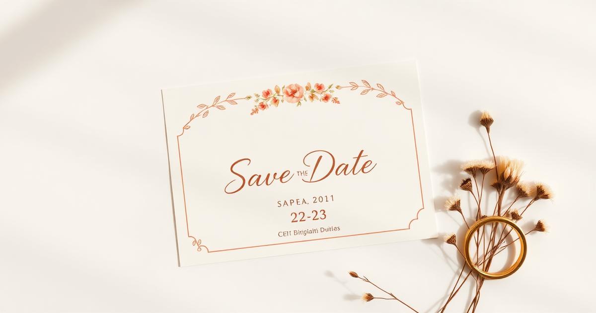 Save the Date ภาษาไทย คืออะไร? พร้อมตัวอย่างข้อความ 2569