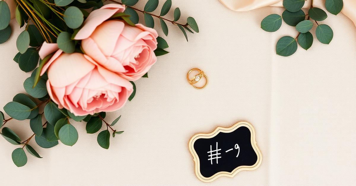 แฮชแท็กงานแต่ง (Wedding Hashtag) + Generator ฟรี 2569